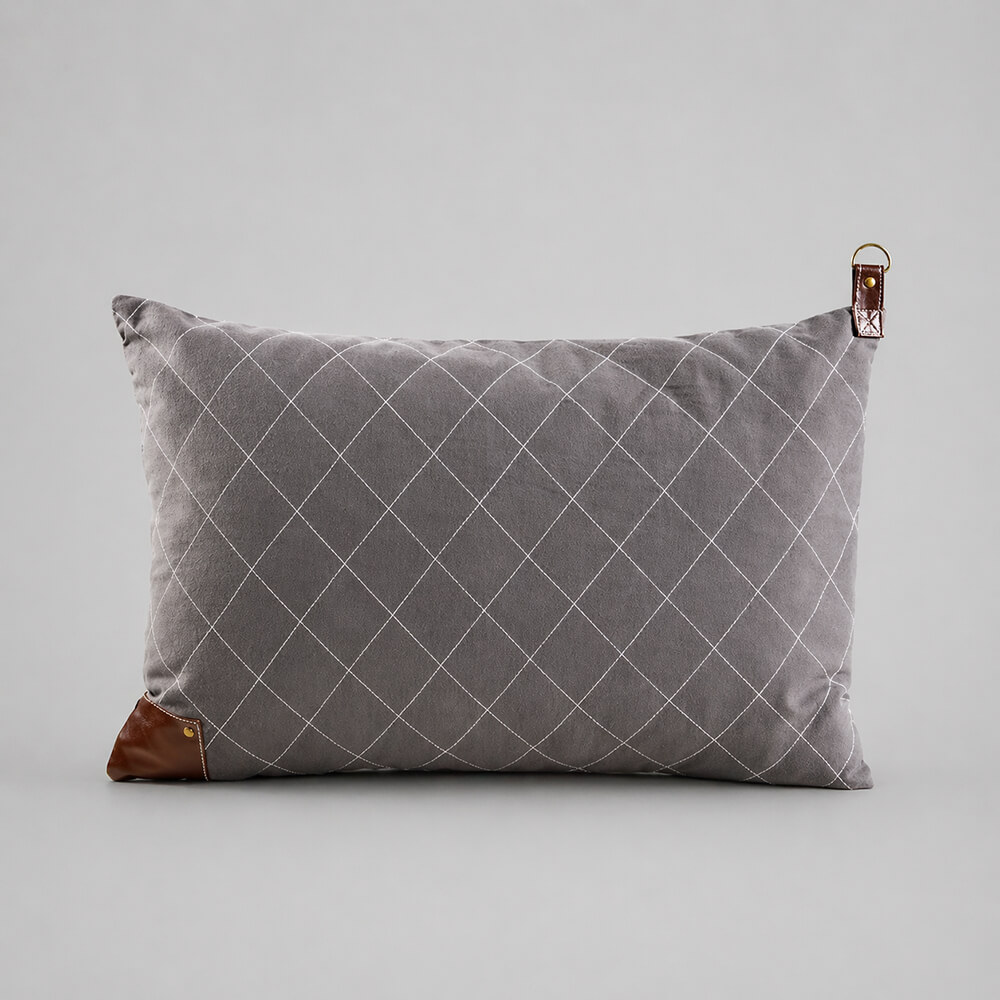 Canvaskissen 60 x 40 cm stonewashed