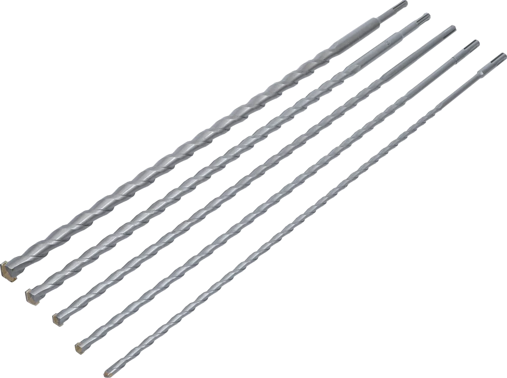 Mauer-Durchbruch-Bohrer-Satz, SDS-Schaft, 8 - 20 mm, 5-tlg.