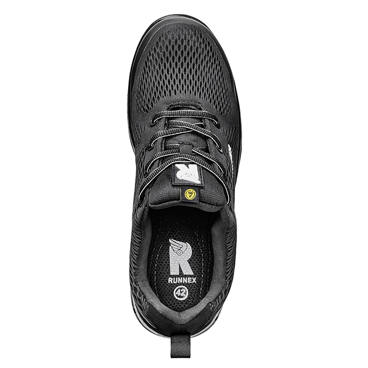 RUNNEX® S1PS- ESD-Sicherheitshalbschuhe FlexStar schwarz/grau