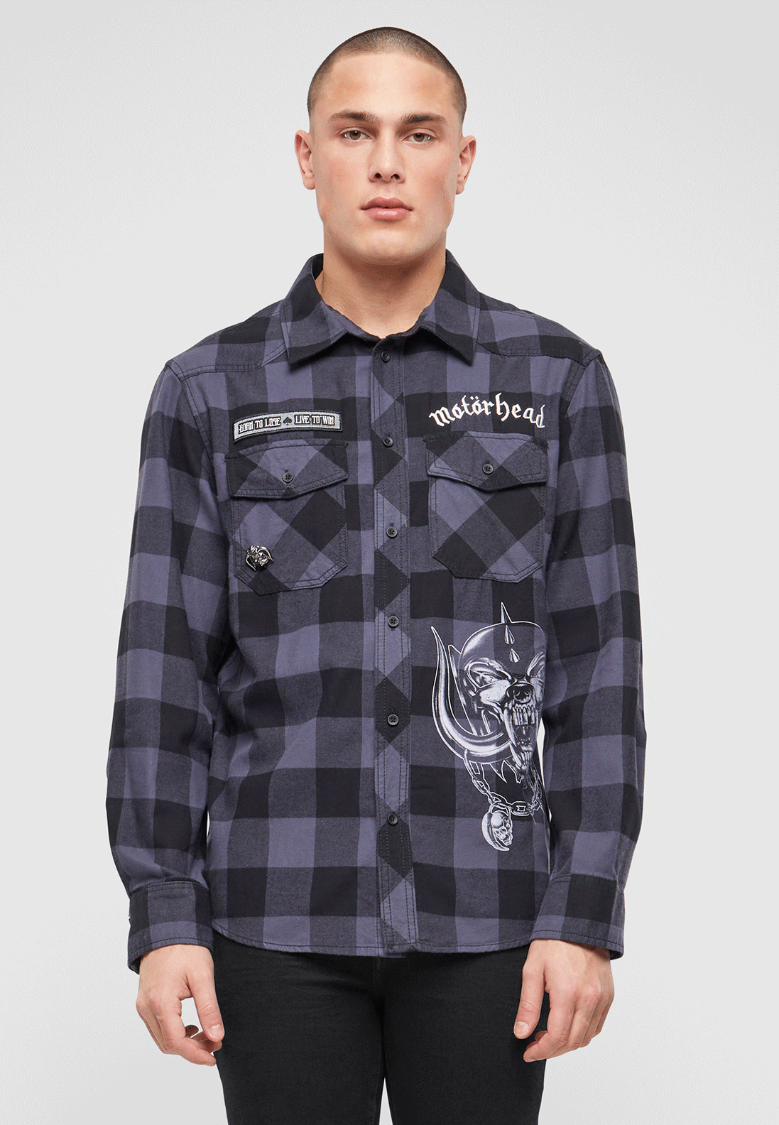 Motörhead Check Shirt Long Sleeve