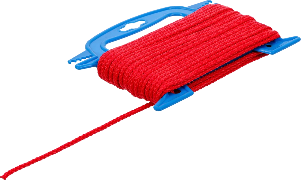 Kunststoff-Seil / Allzweckseil, 4 mm x 20 m, rot