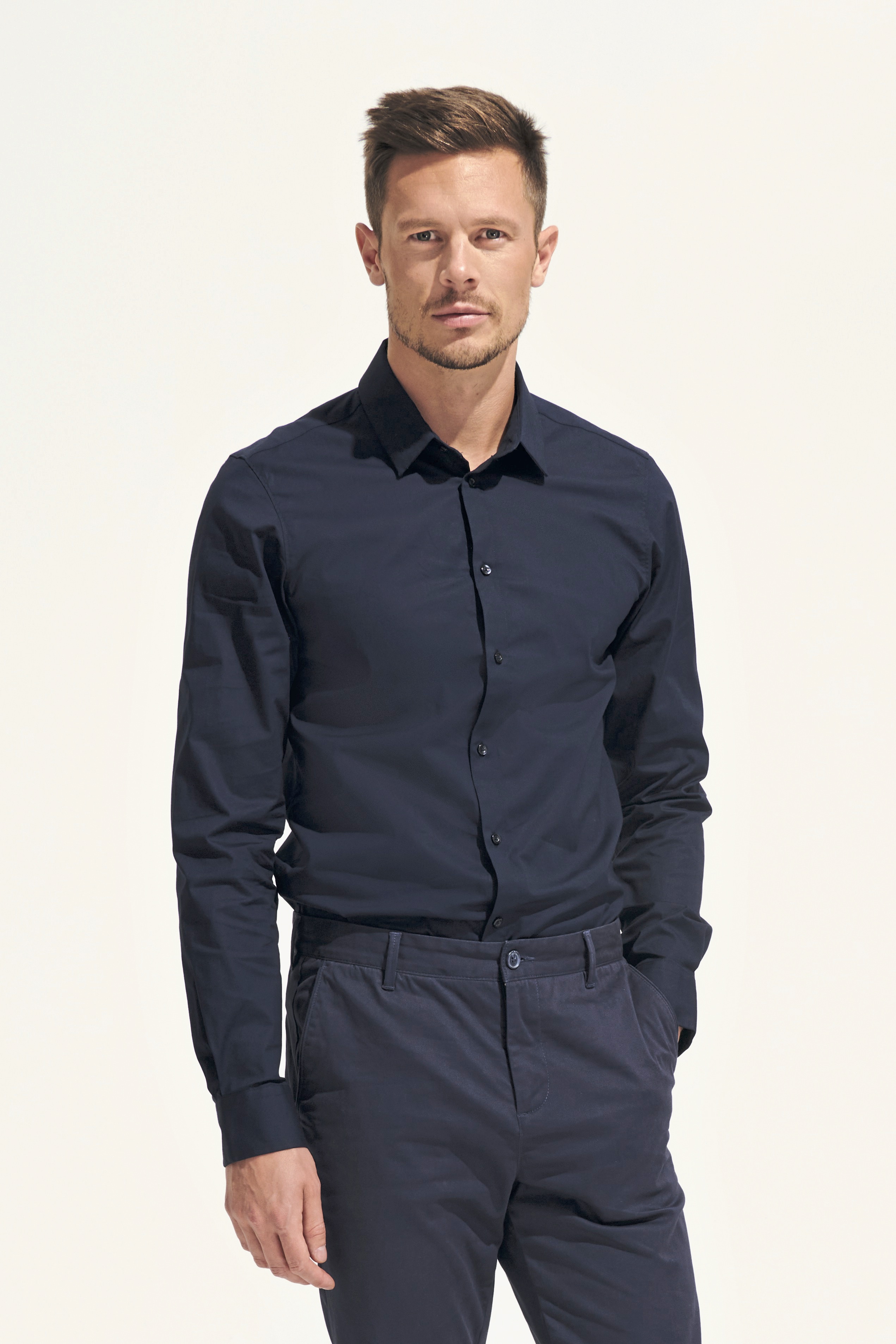 Hemd – Men´s Long Sleeve Stretch Shirt Blake