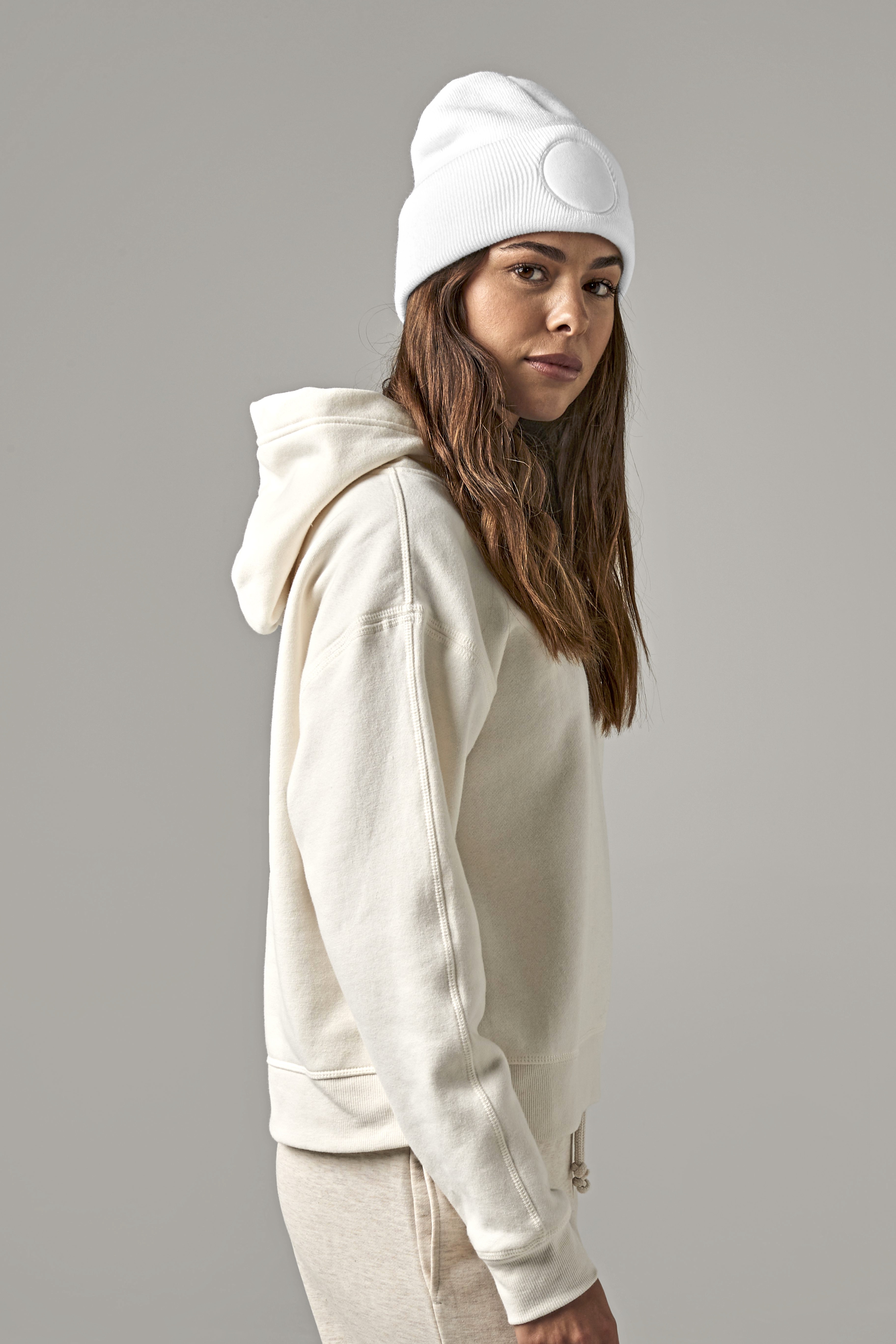 Circular Patch Beanie