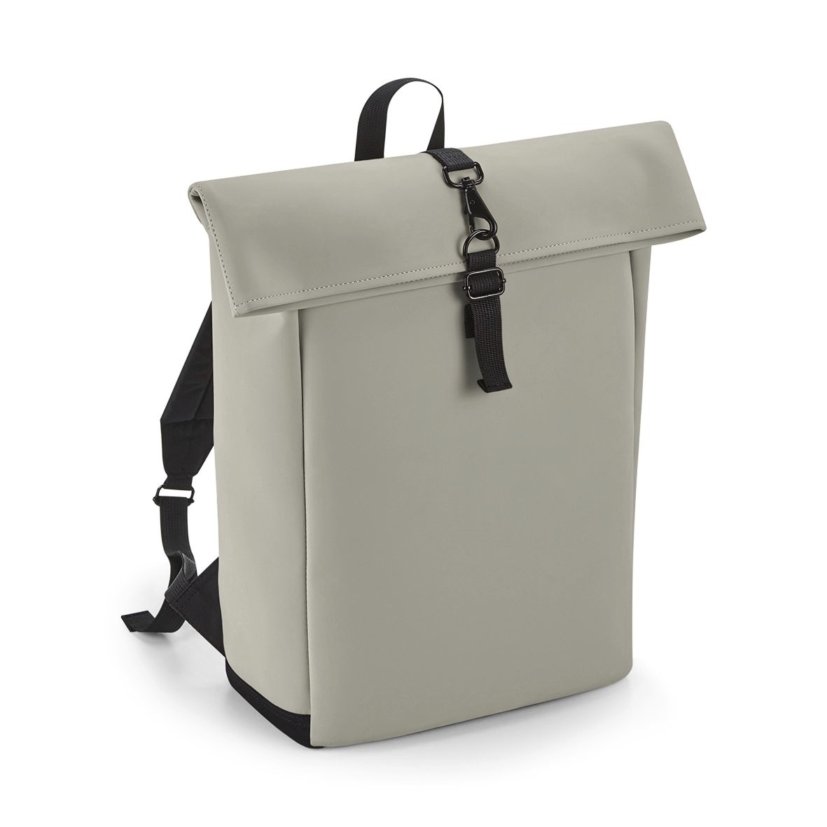 Tasche – Matte PU Roll-Top Backpack