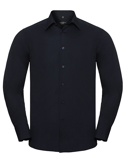 Hemd – Men's Long Sleeve Tailored Polycotton Poplin Shirt