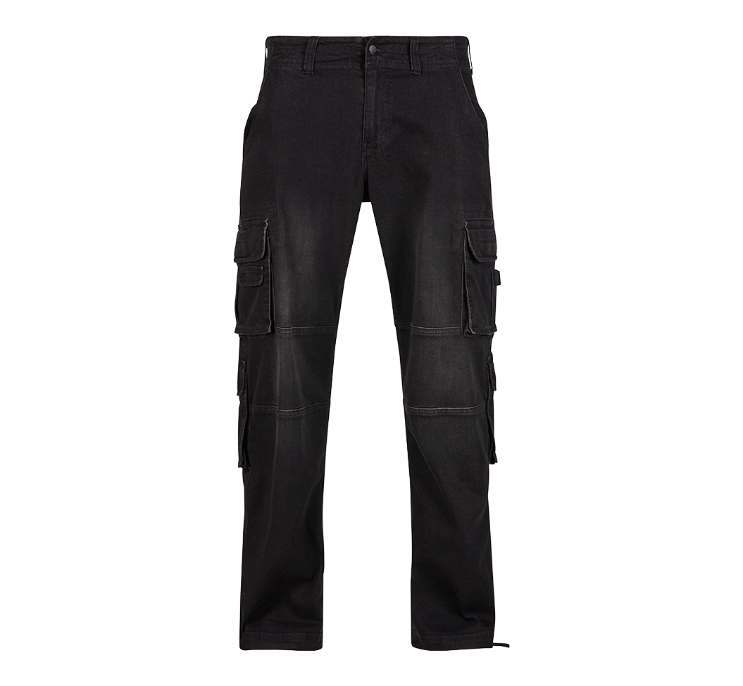 Denim Cargo Pants