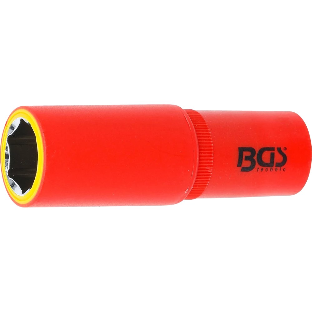VDE-Steckschlüssel-Einsatz Sechskant, Antrieb Innenvierkant 12,5 mm (1/2"), SW 19 mm