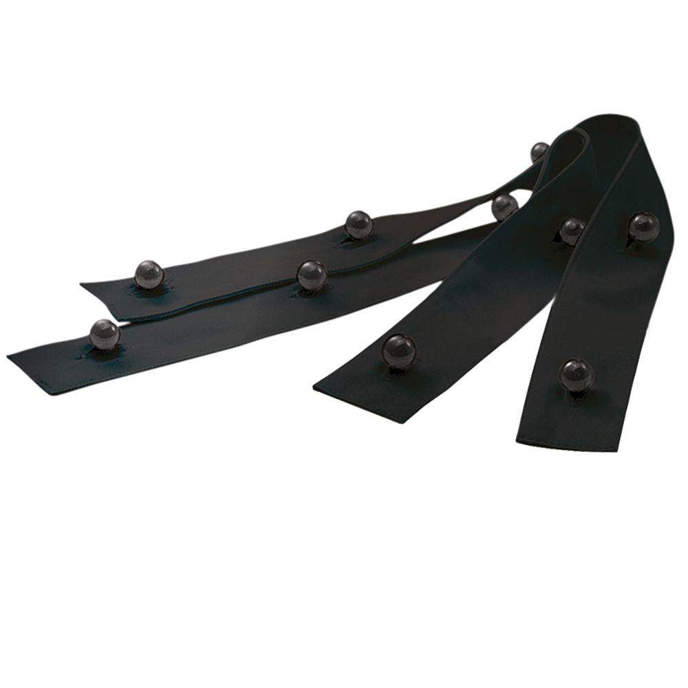 5-Knopfleiste f. Damenkochjacken schwarz 1VE=2 Stk.!