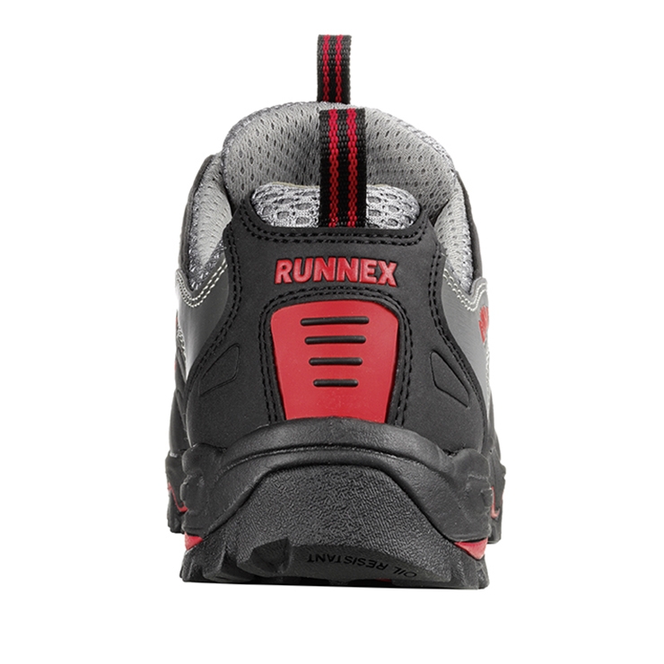 RUNNEX® S1-Sicherheitshalbschuhe LightStar schwarz/grau/rot