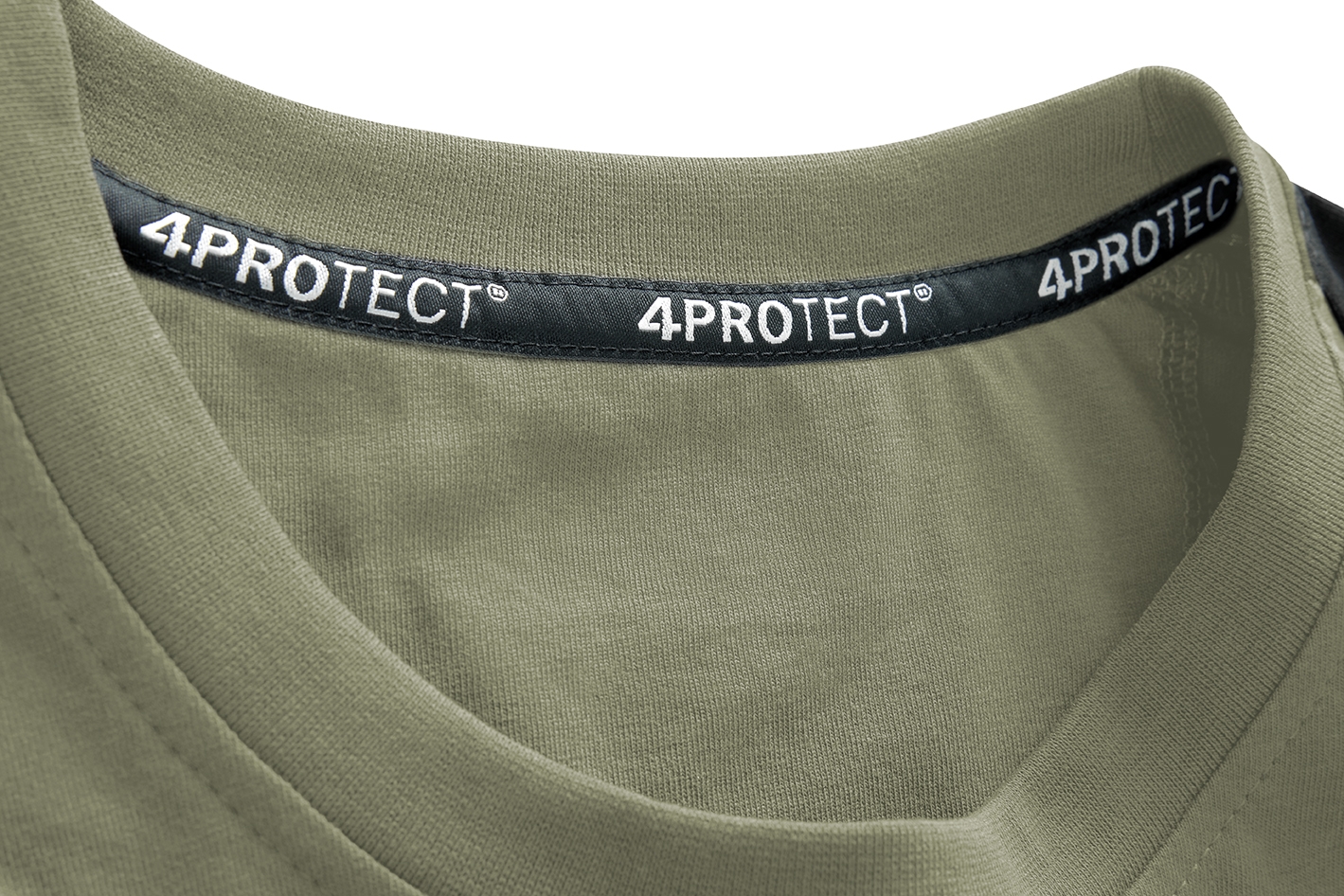 4PROTECT® Brand-T-Shirt olive/schwarz
