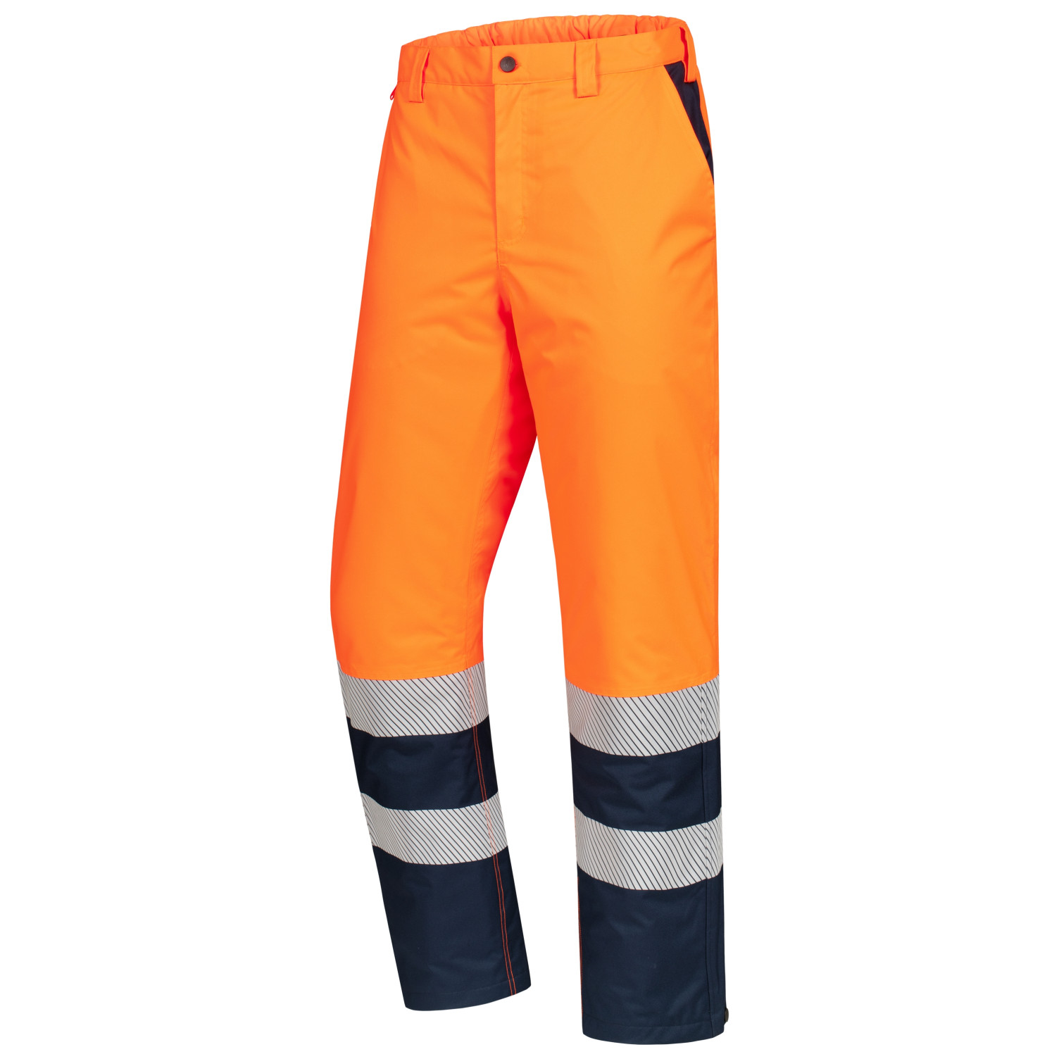 Warnschutz-Winterhose MOTION TEX VIZ lange Warn-Winterhose neonorange / marineblau