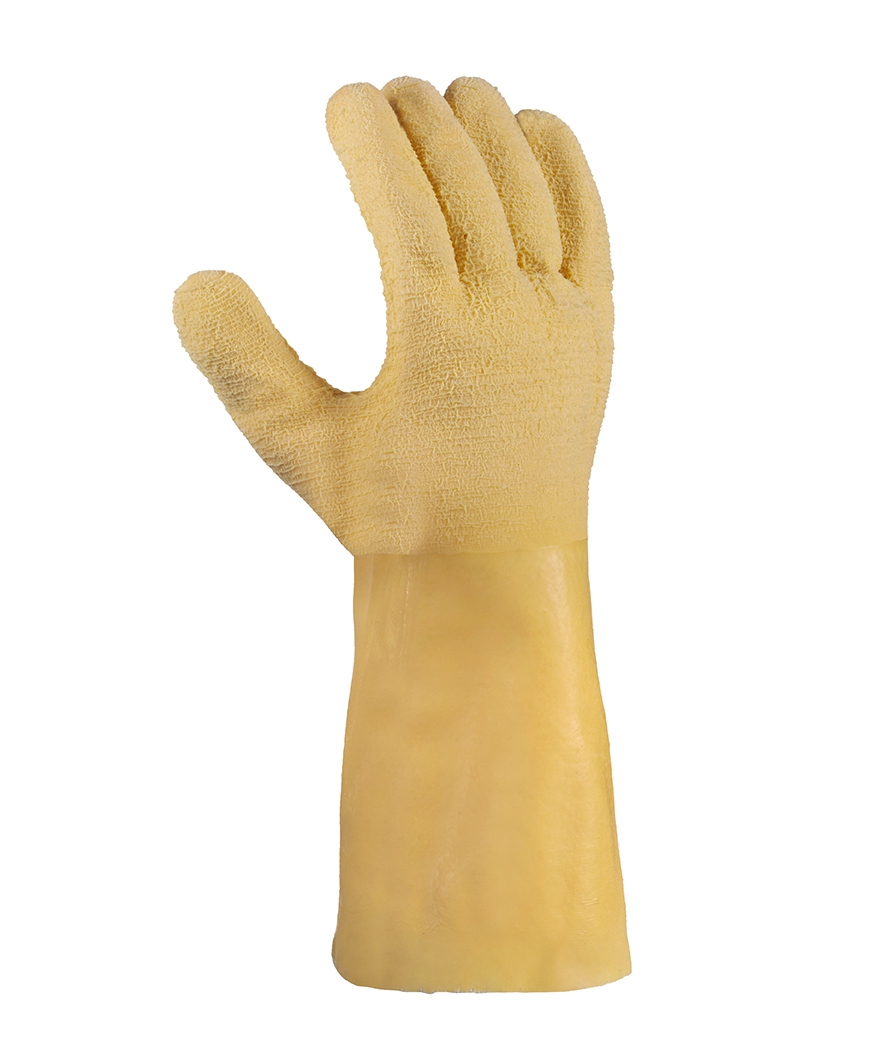 teXXor® Universalhandschuhe LATEX VOLLBESCHICHTET gelb