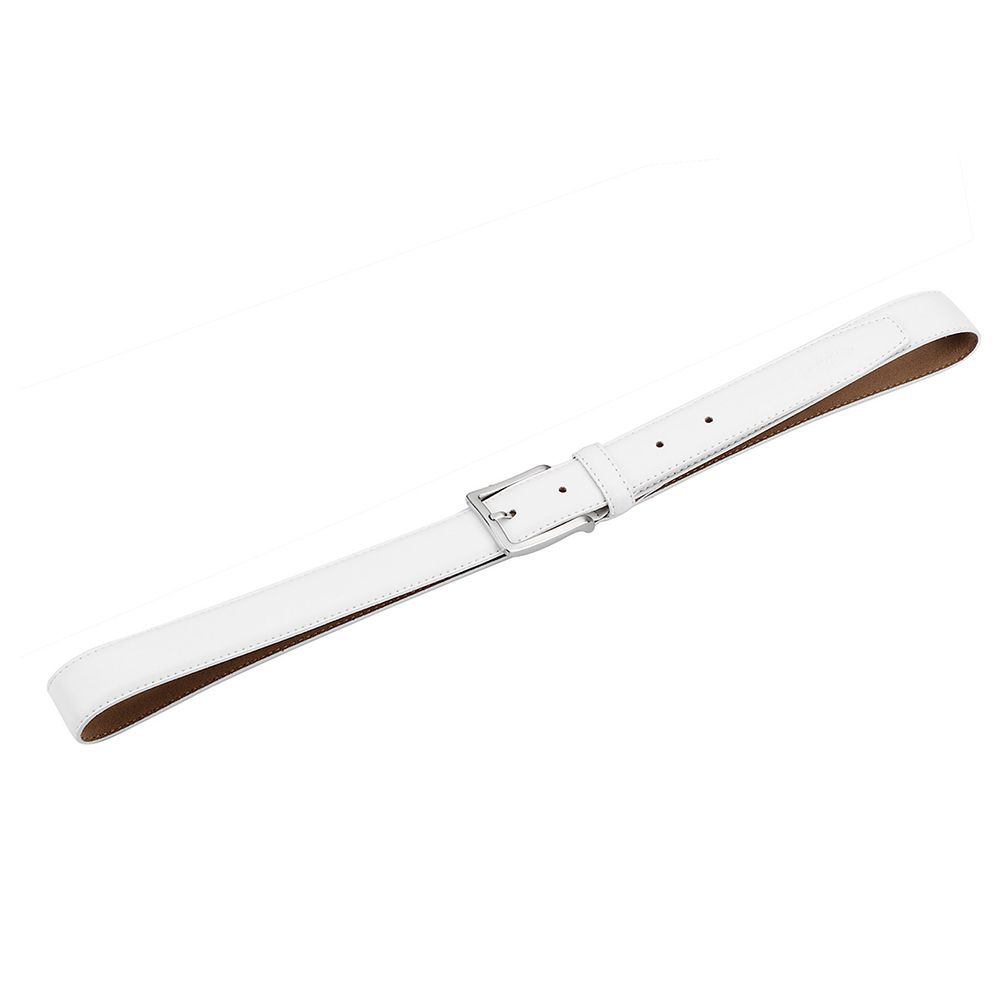 Ledergürtel 90 cm weiß