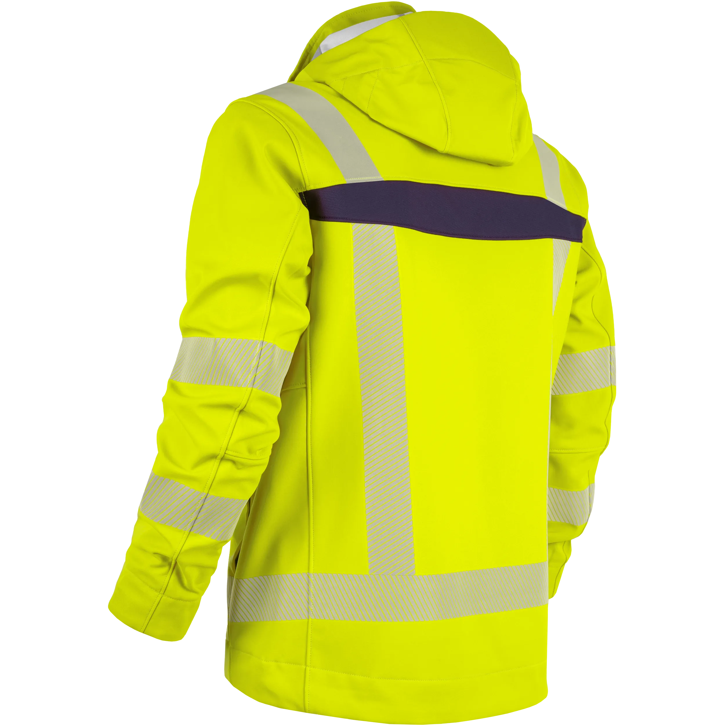 Hybrid-Softshelljacke "Allround-Warnschutz" – wasserdicht & atmungsaktiv