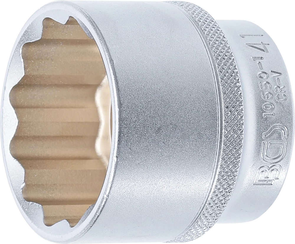 Steckschlüssel-Einsatz Zwölfkant, Antrieb Innenvierkant 12,5 mm (1/2"), SW 41 mm