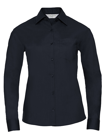 Bluse – Ladies' Long Sleeve Classic Polycotton Poplin Shirt