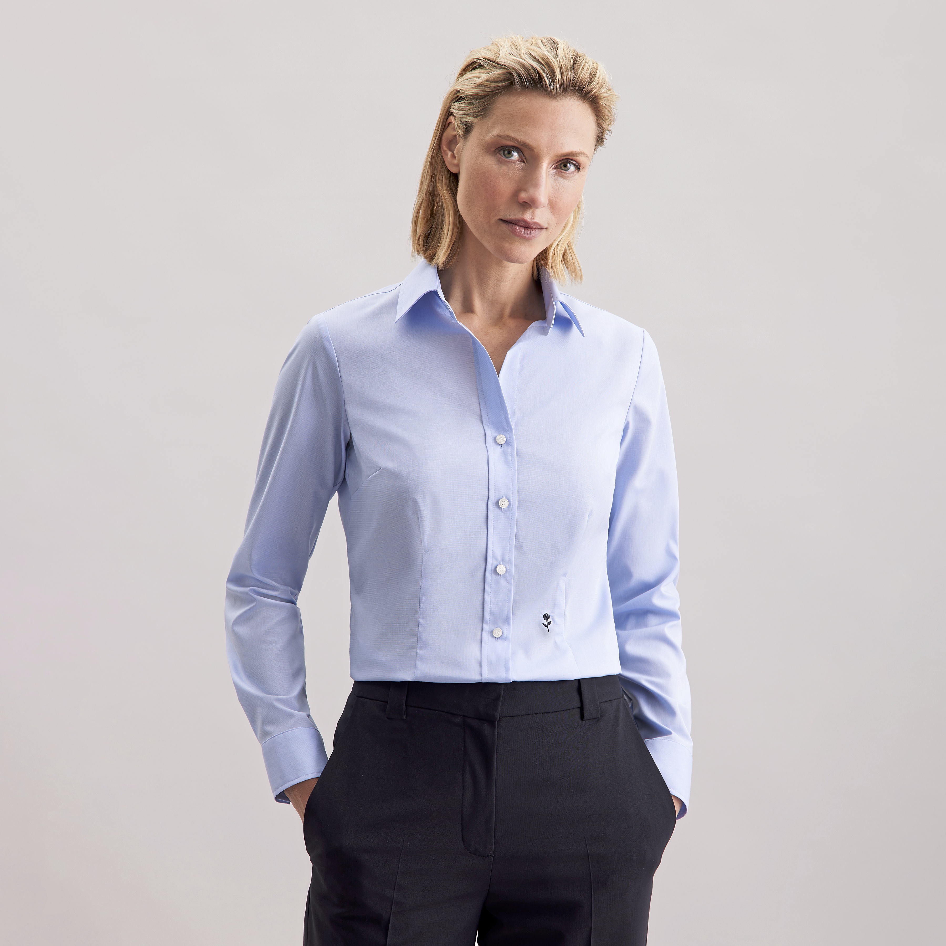 Bluse – Women´s Blouse Slim Fit Long Sleeve