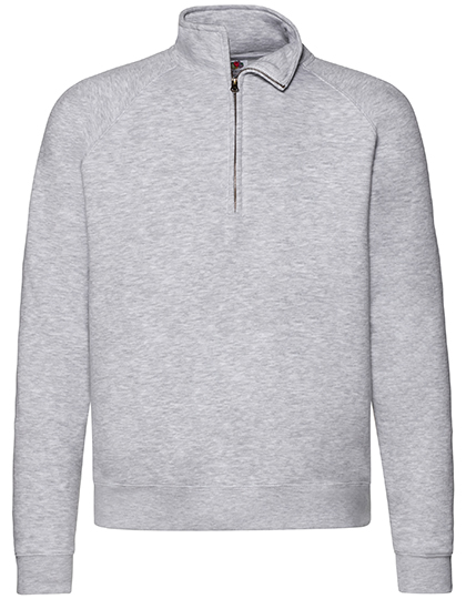 Sweatshirt – Premium Zip Neck Raglan Sweat