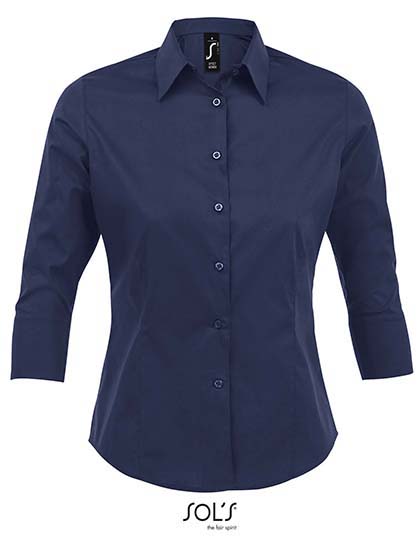 Bluse – Women´s Stretch-3/4-Sleeve Blouse Effect