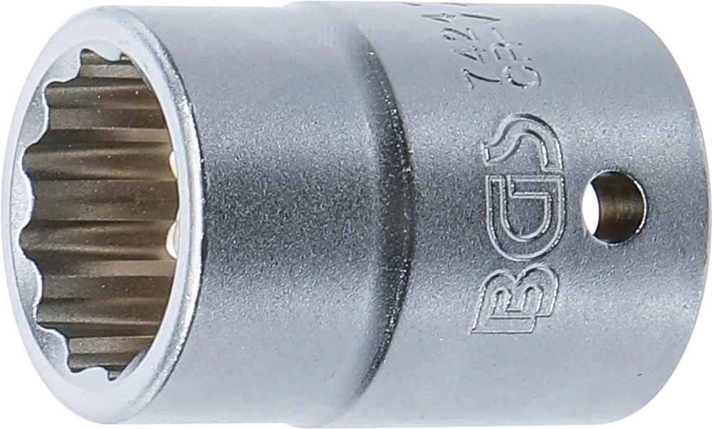Steckschlüssel-Einsatz Zwölfkant, Antrieb Innenvierkant 20 mm (3/4"), SW 24 mm