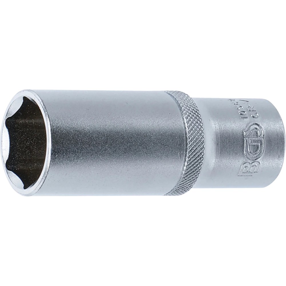 Steckschlüssel-Einsatz Sechskant, tief, Antrieb Innenvierkant 12,5 mm (1/2"), SW 22 mm