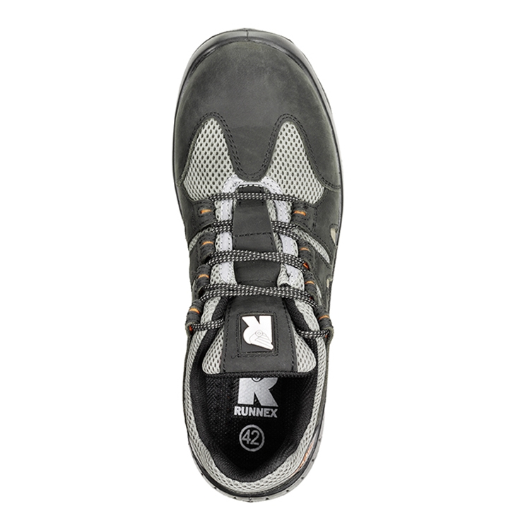 RUNNEX® S1-Sicherheitshalbschuhe TeamStar schwarz/grau