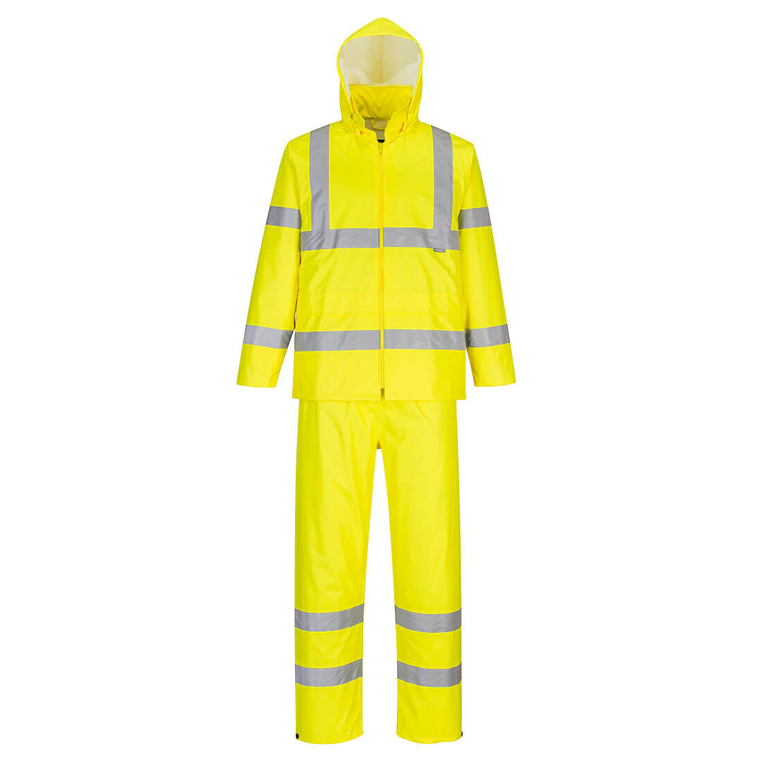 Hi-Vis Regenanzug leicht verstaubar