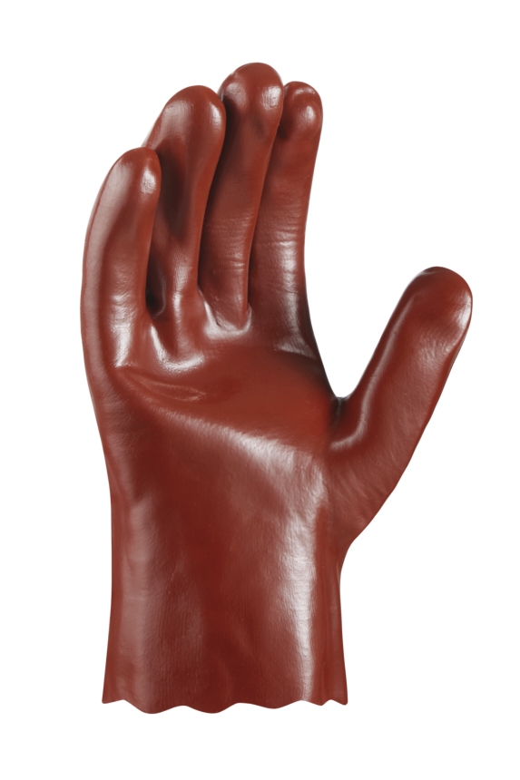 teXXor® PVC-Handschuhe ROTBRAUN rotbraun