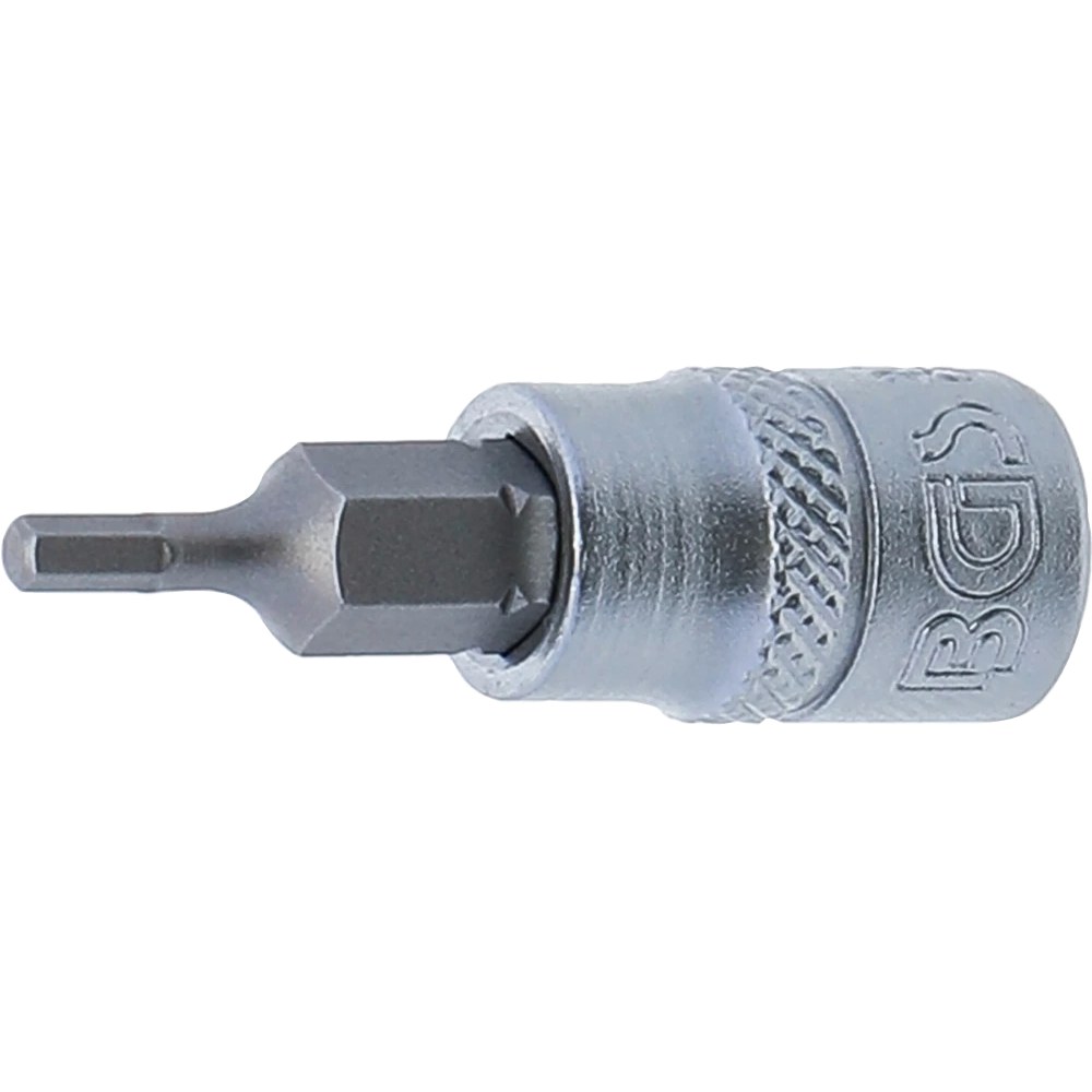 Bit-Einsatz, Antrieb Innenvierkant 6,3 mm (1/4"), Innensechskant 3/32"