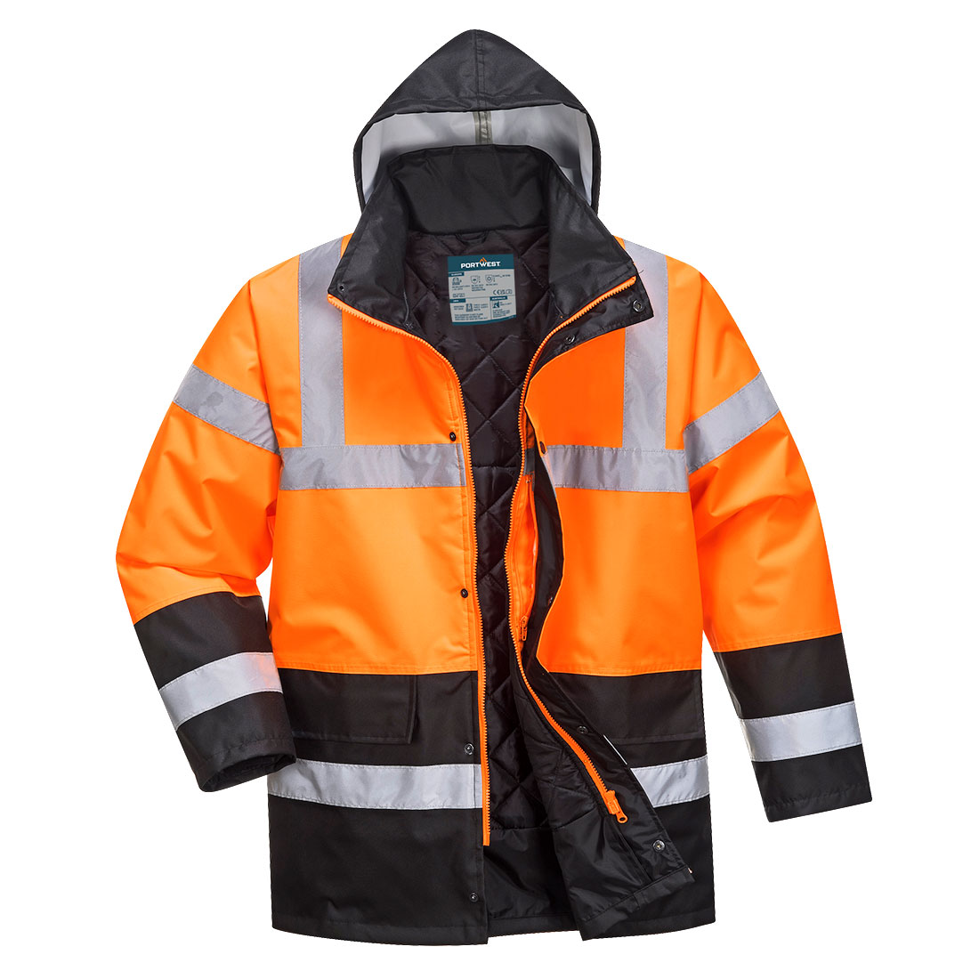 Hi-Vis Kontrast Winter Verkehrsjacke