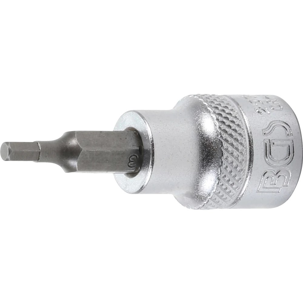 Bit-Einsatz, Antrieb Innenvierkant 10 mm (3/8"), Innensechskant 3 mm