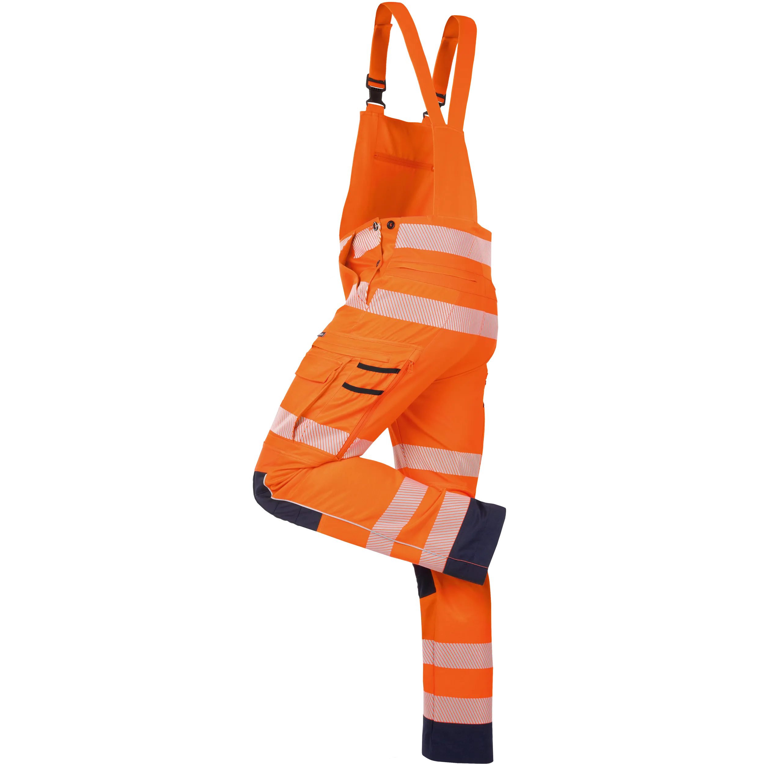Stretch-Arbeitslatzhose "Allround Warnschutz" mit UV-Schutz