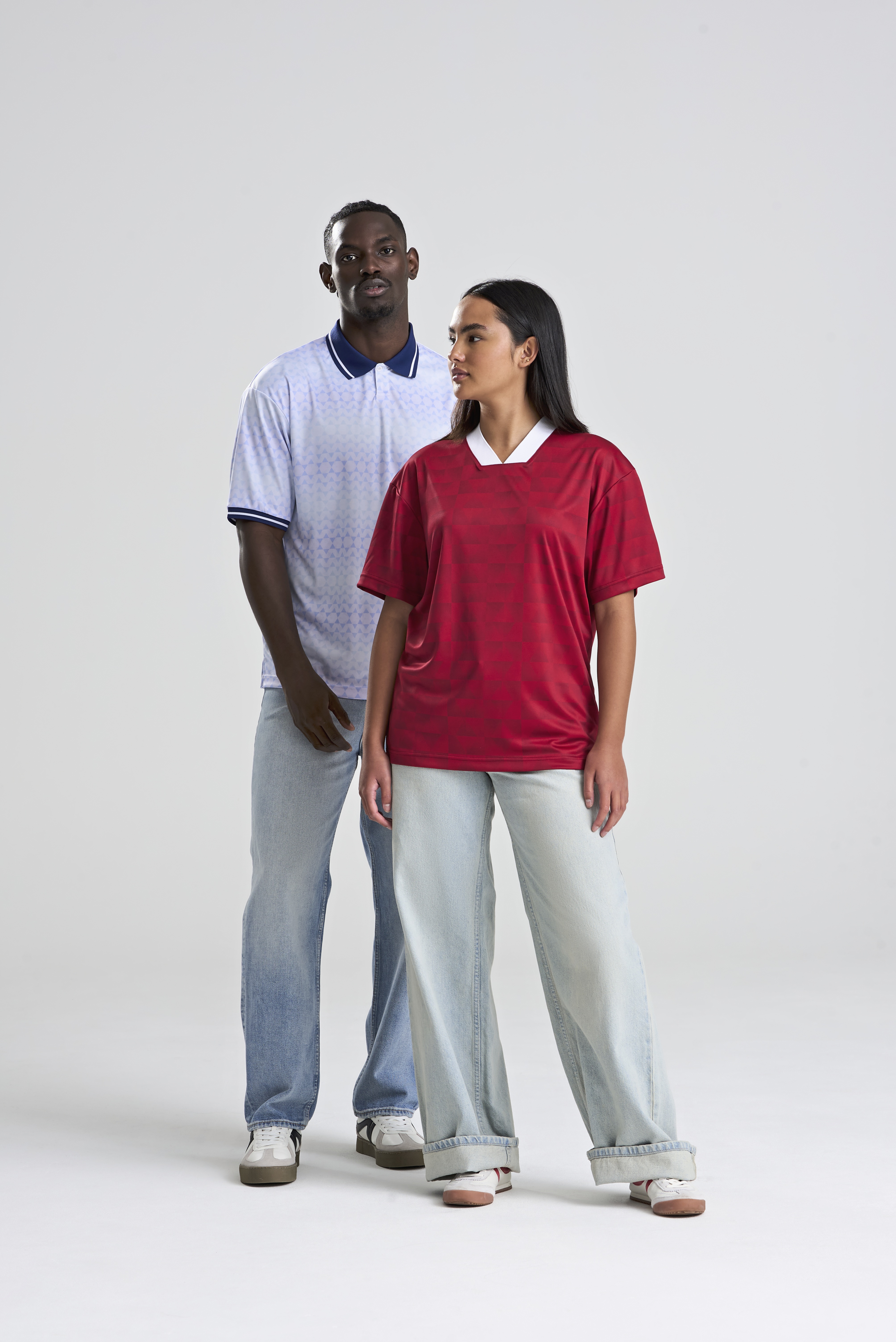 Poloshirt – Retro Sports Jersey