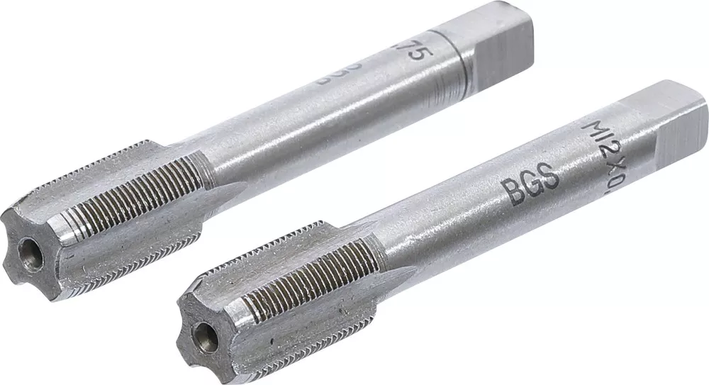 Gewindebohrer, Vor- und Fertigschneider, M12 x 0,75, 2-tlg.