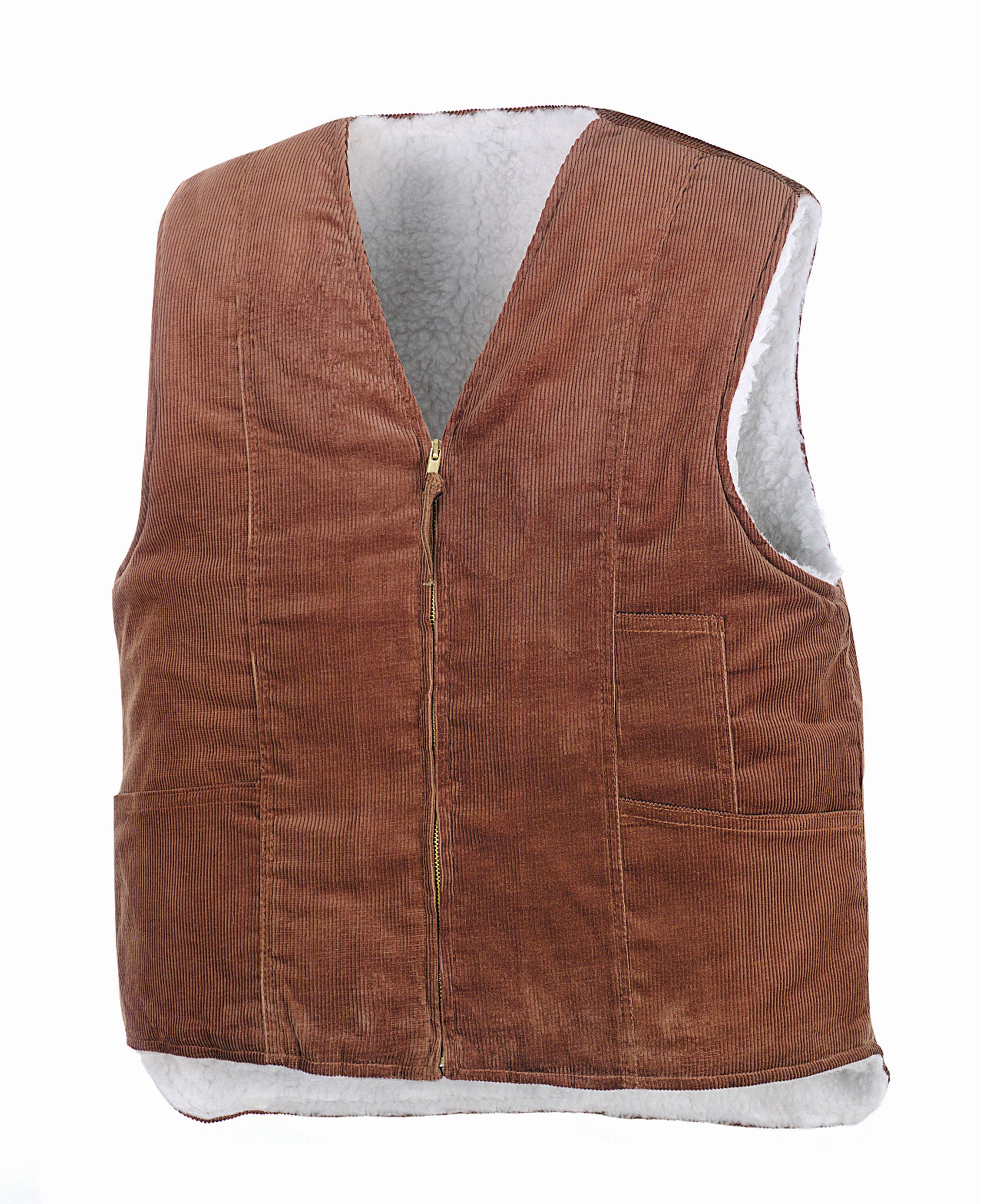 teXXor® Cordweste ODAL braun