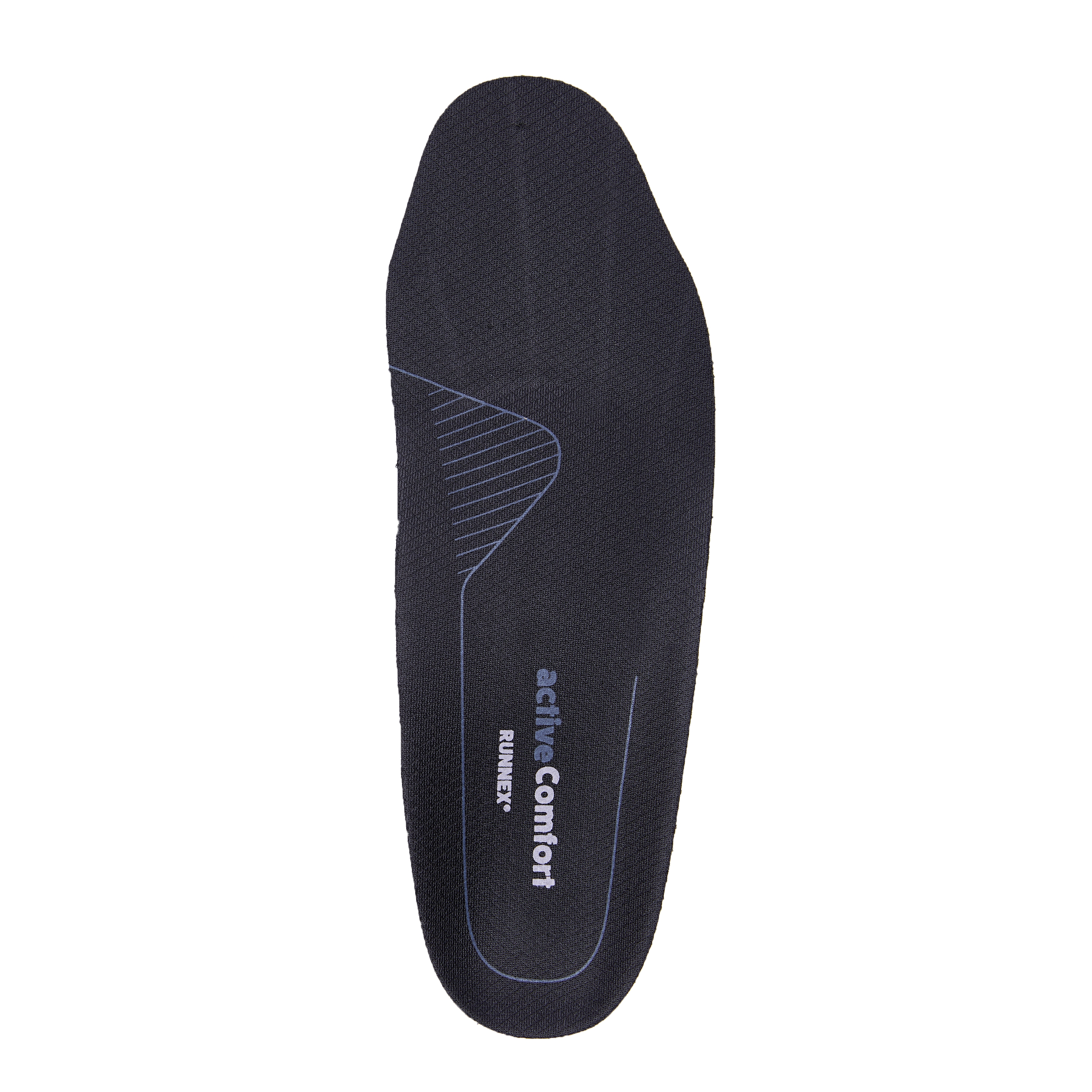 RUNNEX® Semi-orthopädische Einlegesohle activeComfort mid schwarz/blau