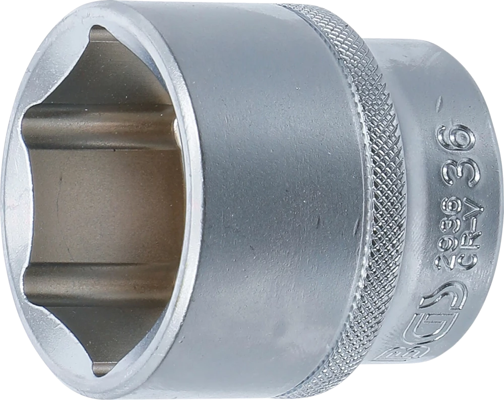Steckschlüssel-Einsatz Sechskant, Antrieb Innenvierkant 12,5 mm (1/2"), SW 36 mm