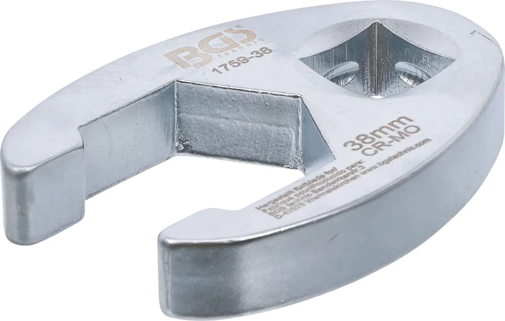 Hahnenfußschlüssel, Antrieb Innenvierkant 20 mm (3/4"), SW 38 mm