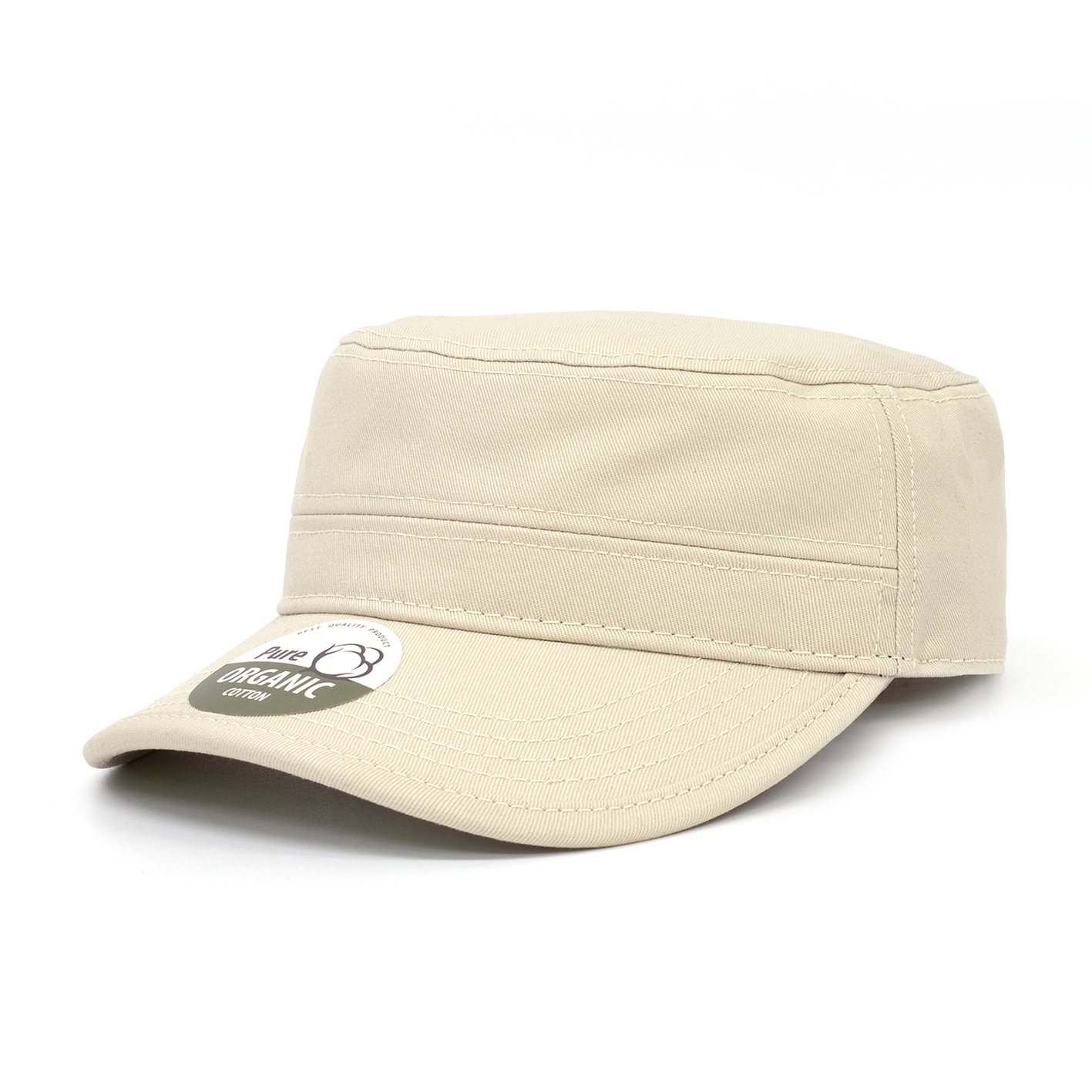 Organic Cotton Army Cap Washed