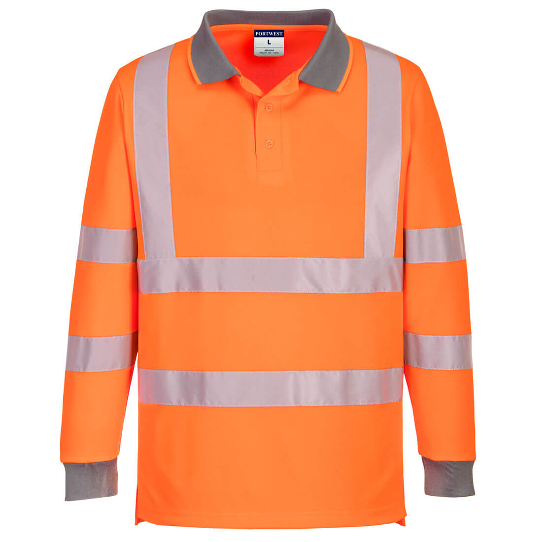 Eco Warnschutz Poloshirt langarm (6er Pack)