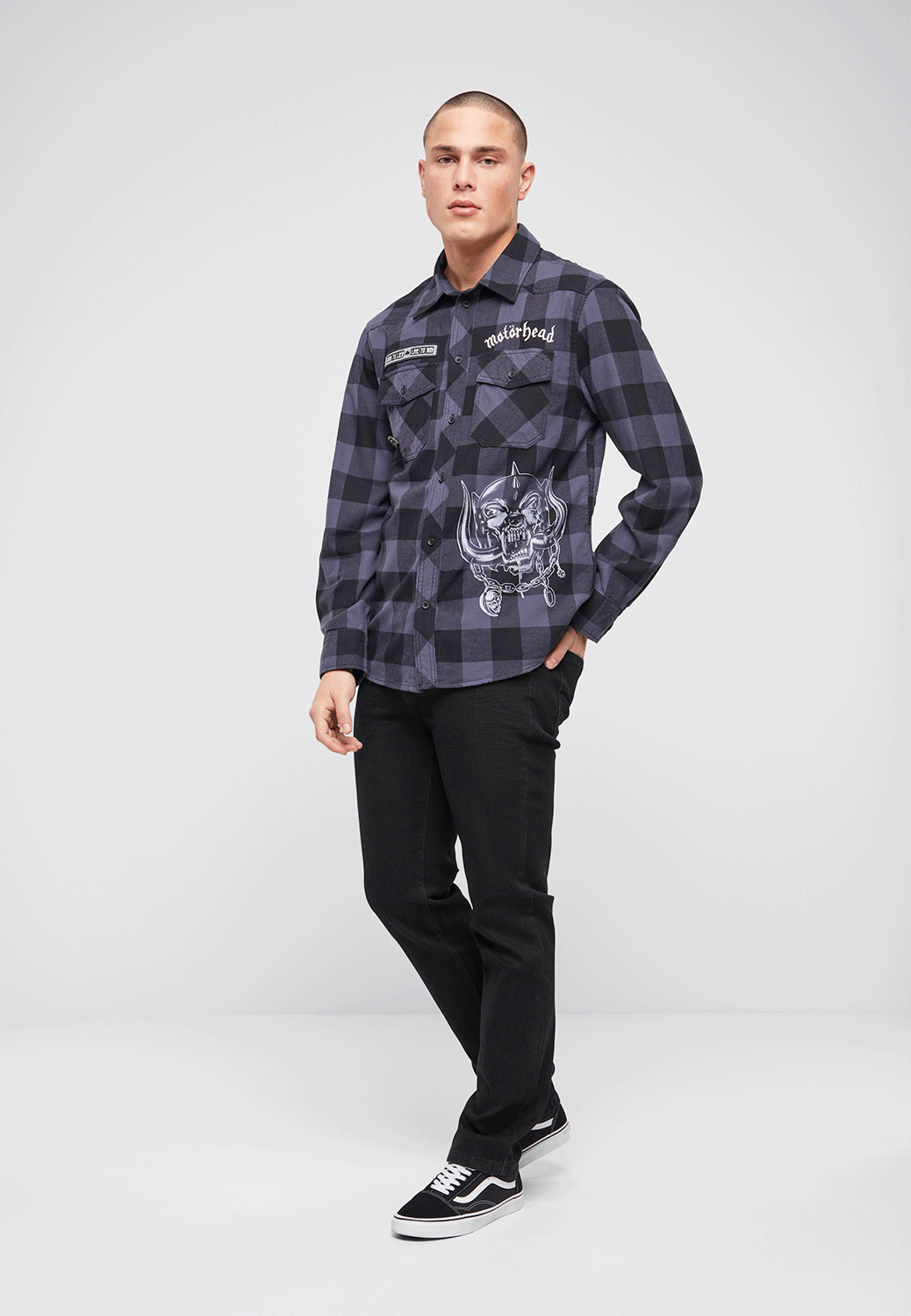 Motörhead Check Shirt Long Sleeve