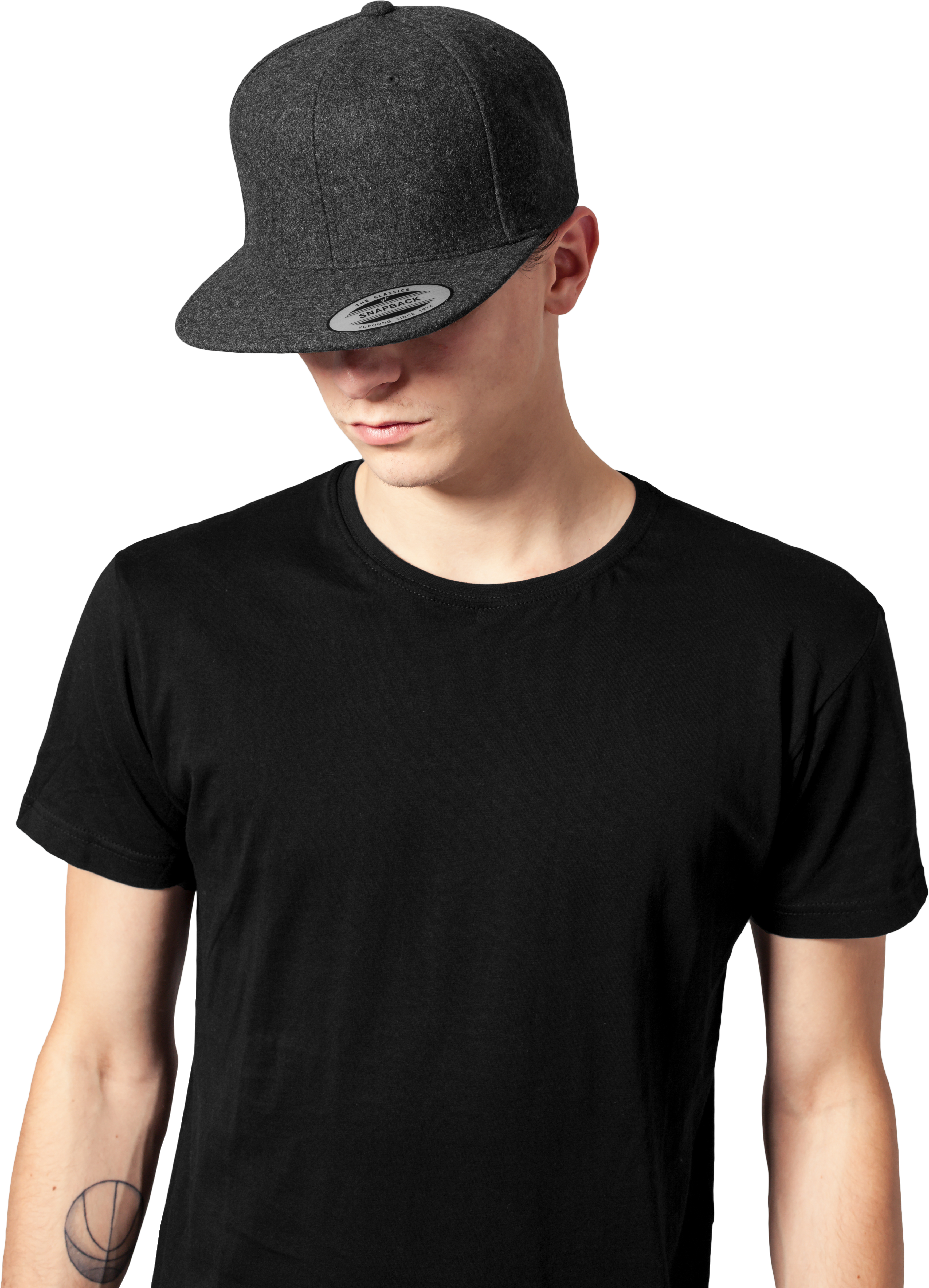 Melton Wool Snapback Cap