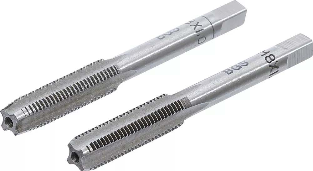 Gewindebohrer, Vor- und Fertigschneider, M8 x 1.0, 2-tlg.