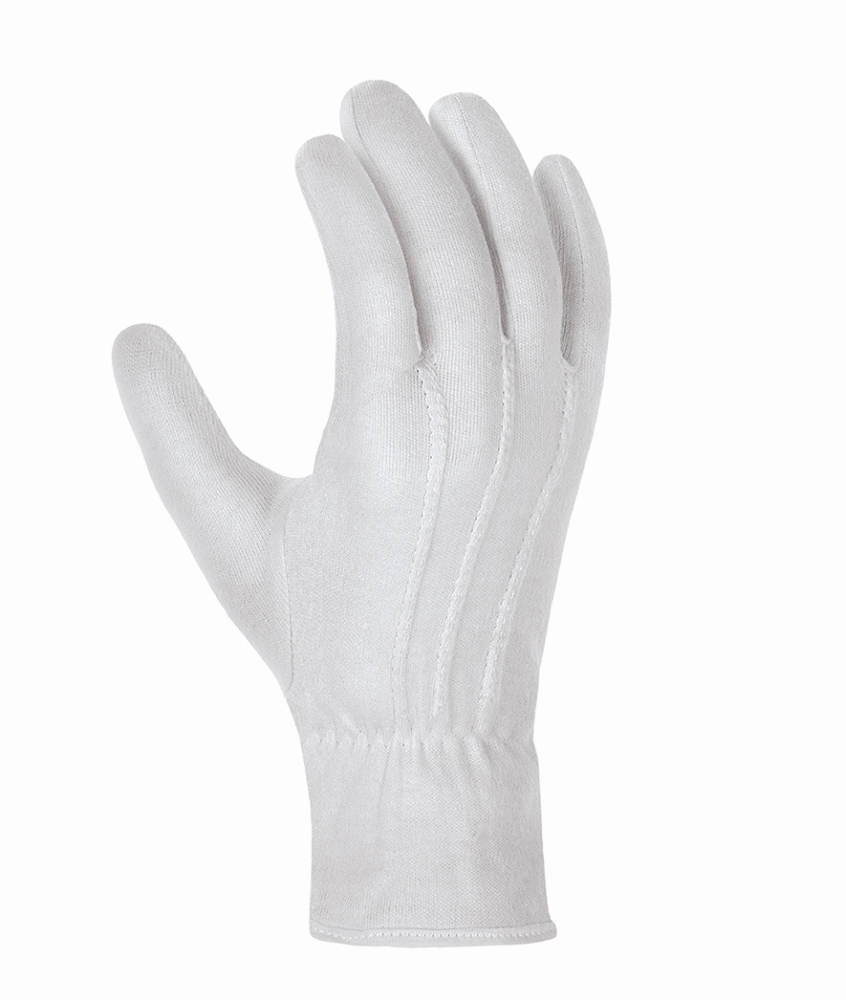 teXXor® Baumwolltrikot-Handschuhe MITTELSCHWER weiß gebleicht