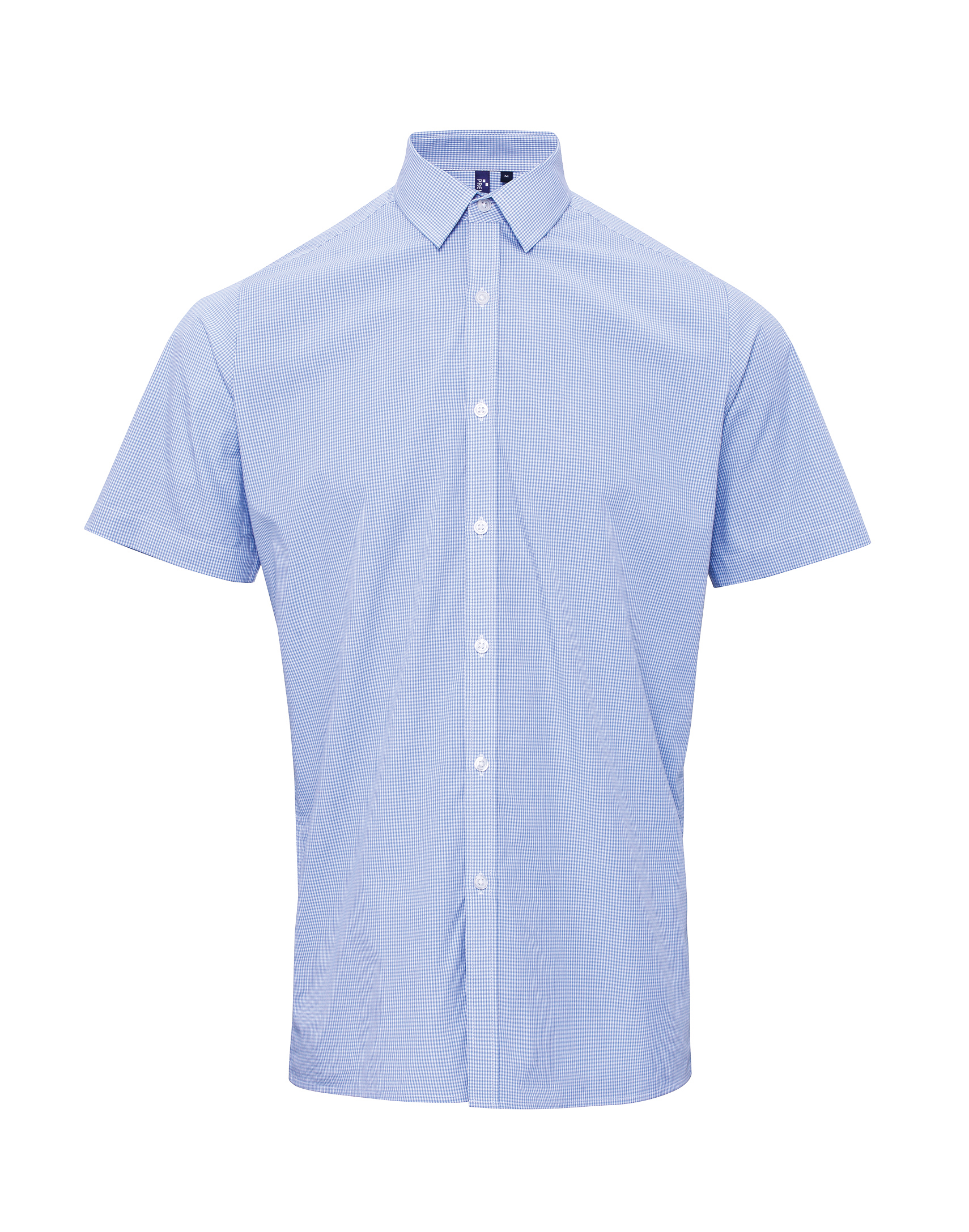 Hemd – Men´s Microcheck (Gingham) Short Sleeve Cotton Shirt