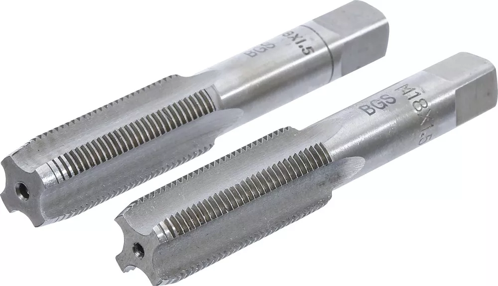 Gewindebohrer, Vor- und Fertigschneider, M18 x 1,5, 2-tlg.
