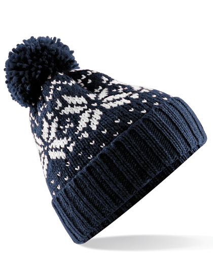 Fair Isle Snowstar Beanie