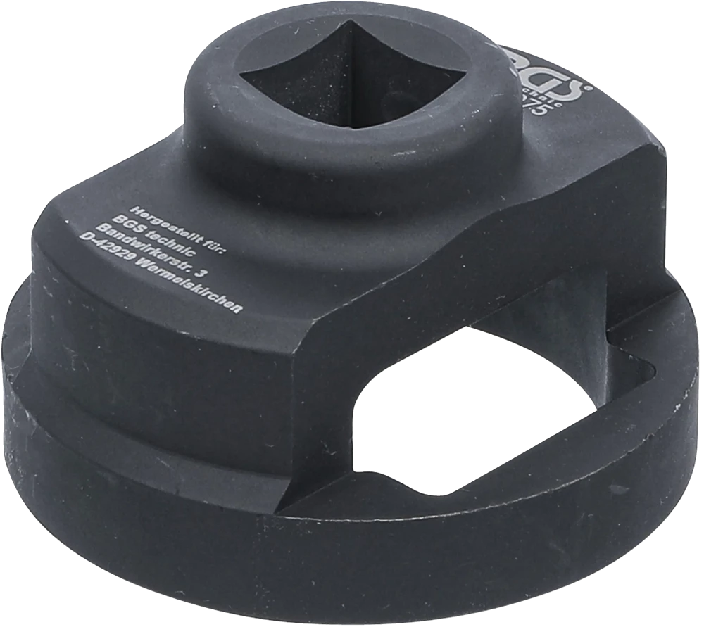 Rollenlager-Achsmuttern-Schlüssel, für BPW 6,5 - 9 t, SW 65 mm