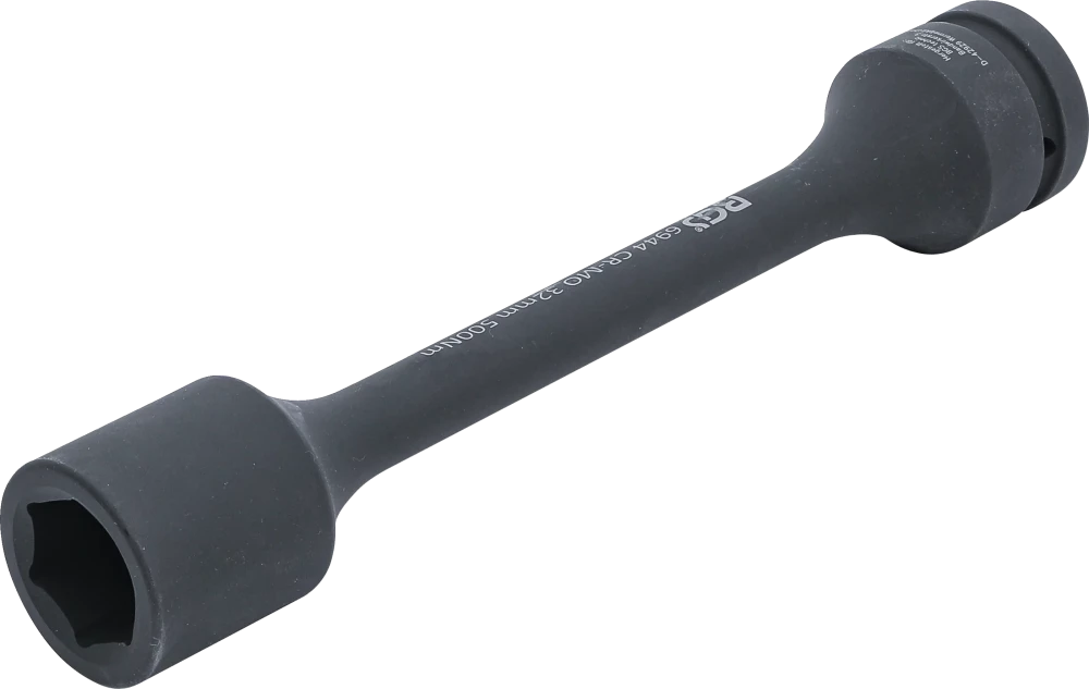 Torsions-Kraft-Steckschlüssel-Einsatz Sechskant, Antrieb Innenvierkant 25 mm (1"), SW 32 mm, 500 Nm