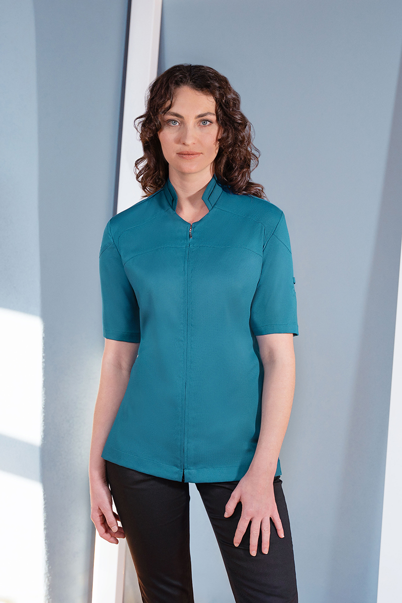 Short-Sleeve Chef Jacket for Women DIAMOND CUT® Excellence